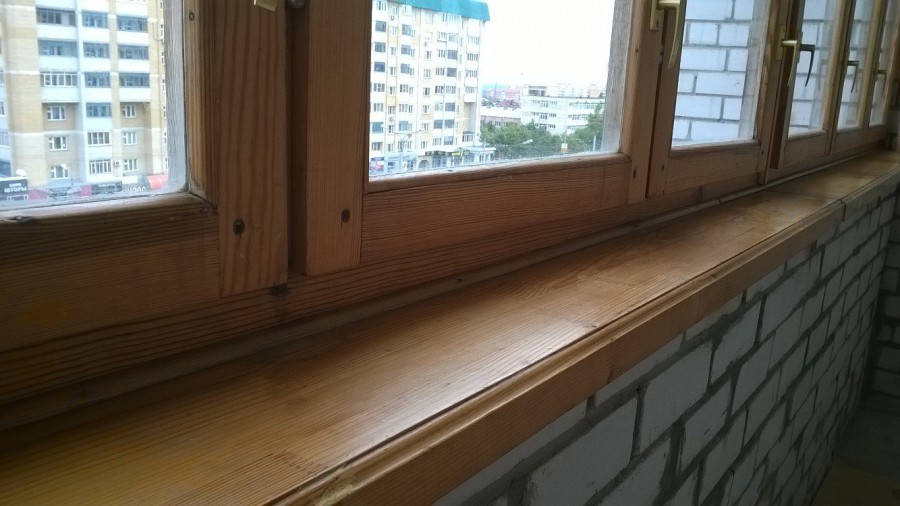 Балконная рама деревянная б/у - Чебоксары.